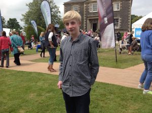 YWSP winner Joe Bradley at Borders Book Festival