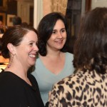 Shortlisted author Kamila Shamsie, with her publishers