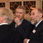 David Robb, Rory Bremner and Alistair Moffat identifying the portraits